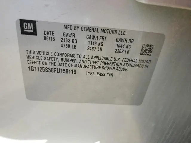 2015 CHEVROLET IMPALA LT  