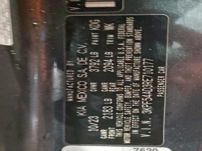 2024 KIA FORTE GT LINE  