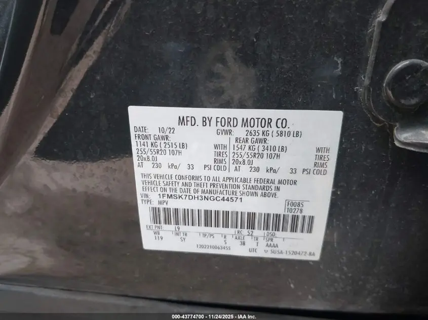 2022 FORD EXPLORER XLT