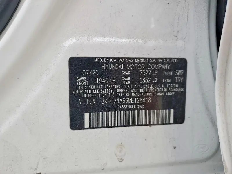 2021 HYUNDAI ACCENT SE  