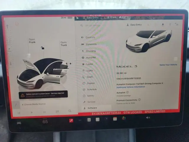 2024 TESLA MODEL 3   