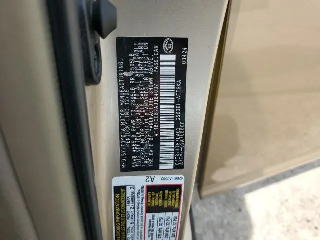 2010 TOYOTA AVALON XL  