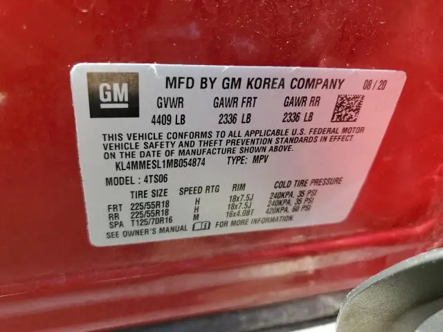 2021 BUICK ENCORE GX SELECT