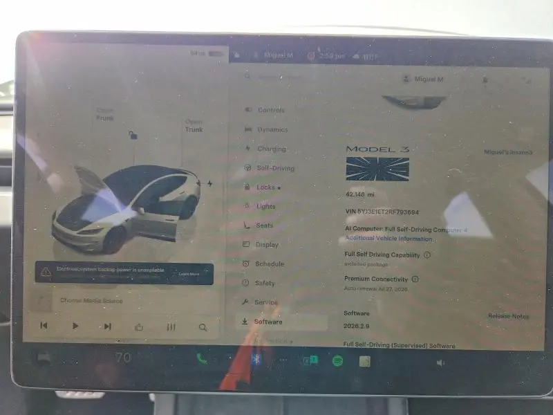 2024 TESLA MODEL 3   