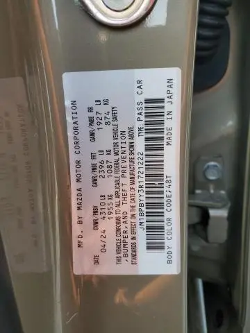 2024 MAZDA 3 CARBON TURBO  