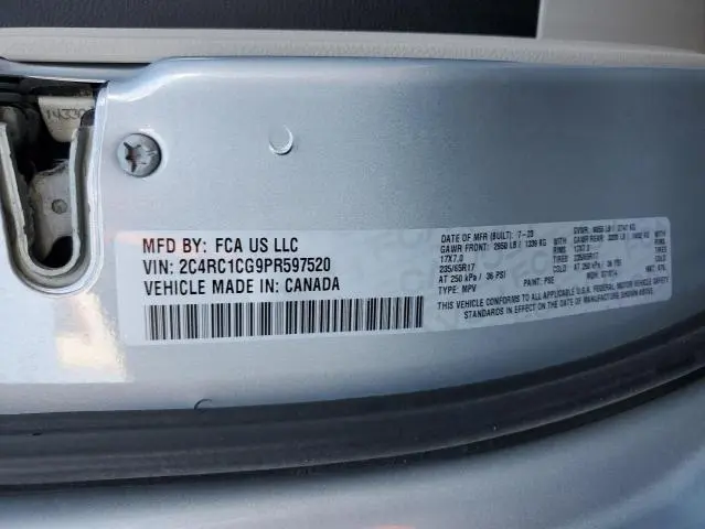 2023 CHRYSLER VOYAGER LX  