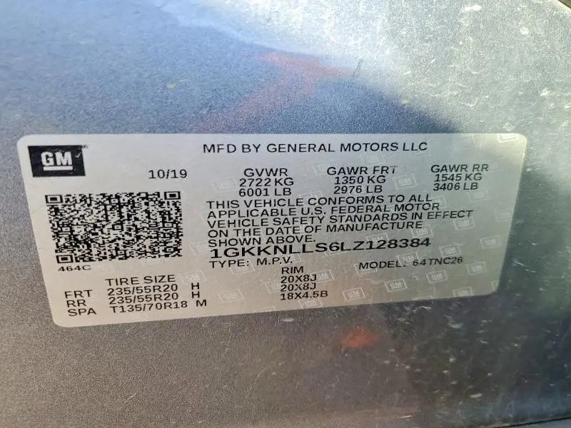2020 GMC ACADIA AT4  