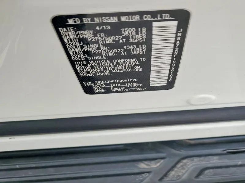 2013 INFINITI QX56 BASE  