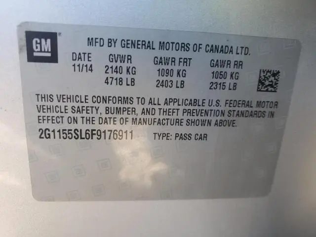 2015 CHEVROLET IMPALA LTZ  