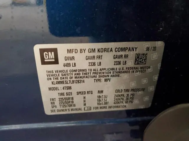 2020 BUICK ENCORE GX SELECT  