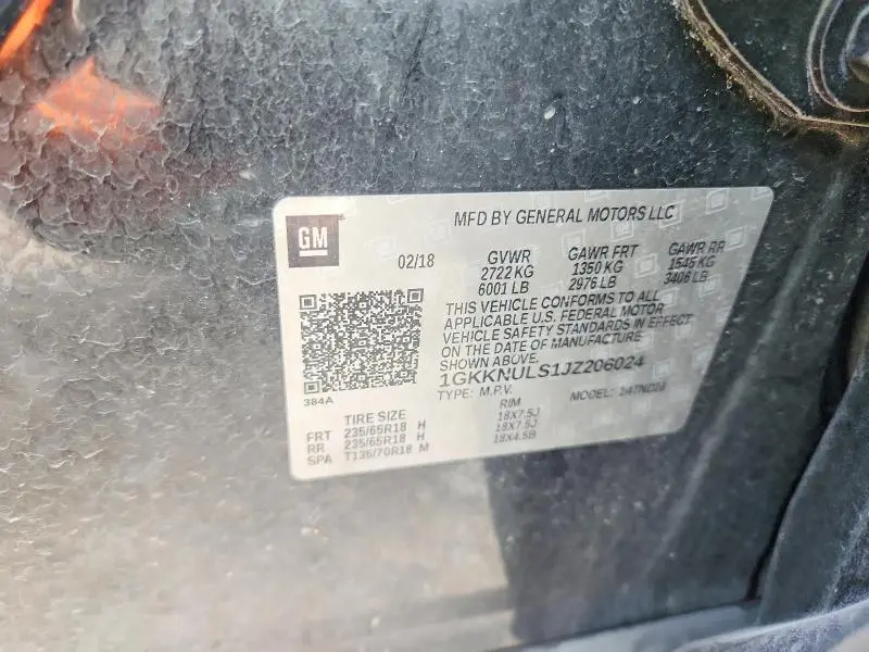 2018 GMC ACADIA SLT-1  