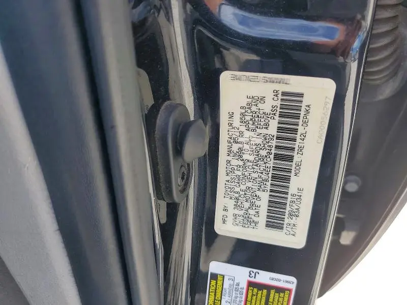 2012 TOYOTA COROLLA LE  