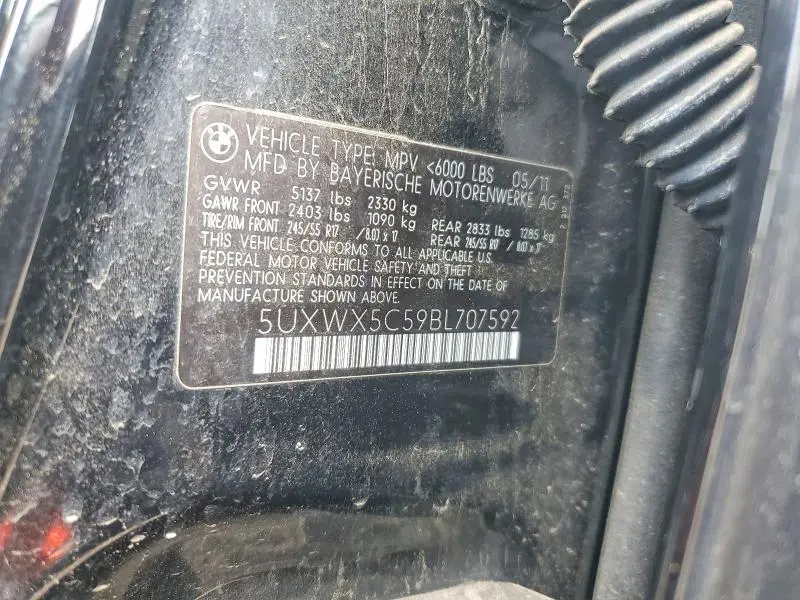 2011 BMW X3 XDRIVE28I  