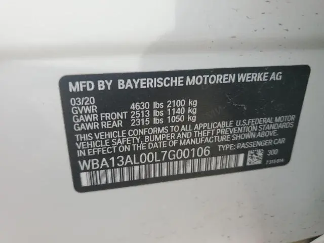 2020 BMW M235XI   