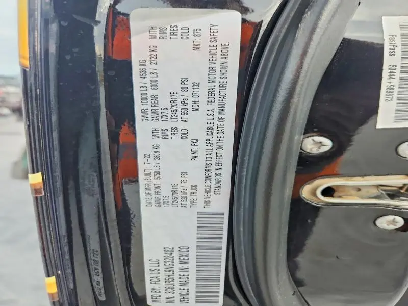 2022 RAM 2500 TRADESMAN  