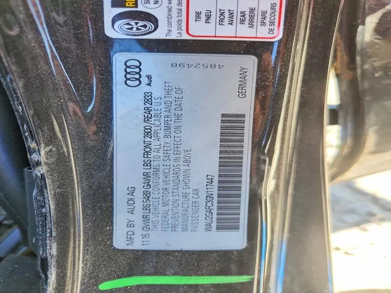2016 AUDI A7 PRESTIGE  