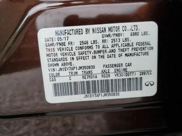 2018 INFINITI Q50 LUXE  