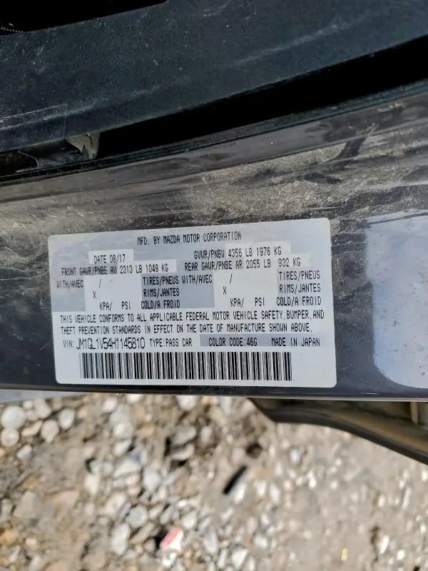 2017 MAZDA 6 TOURING  