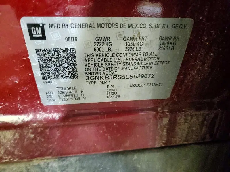 2020 CHEVROLET BLAZER 3LT  