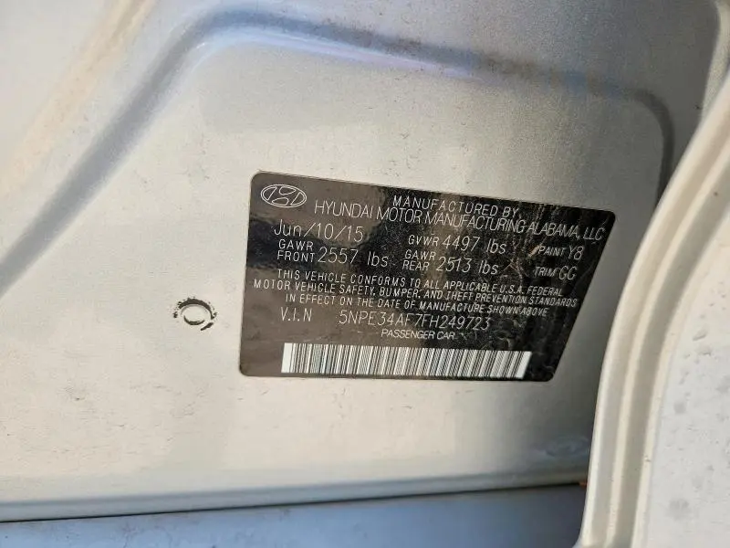 2015 HYUNDAI SONATA SPORT  