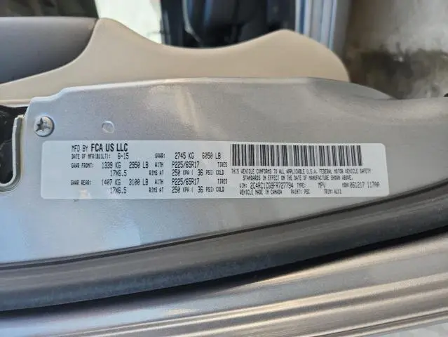 2015 CHRYSLER TOWN & COUNTRY TOURING L  