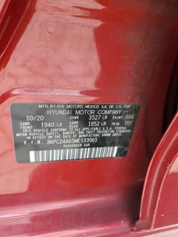 2021 HYUNDAI ACCENT SE  