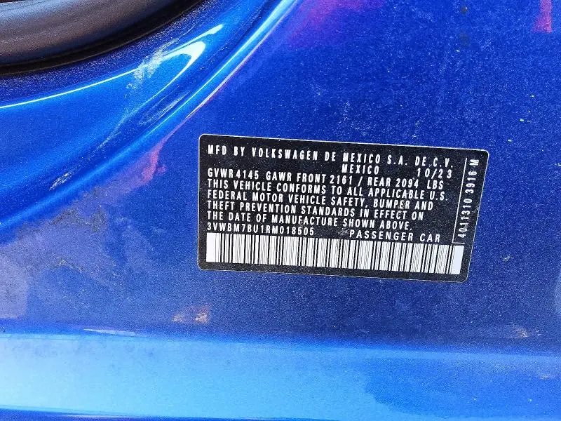 2024 VOLKSWAGEN JETTA SPORT  