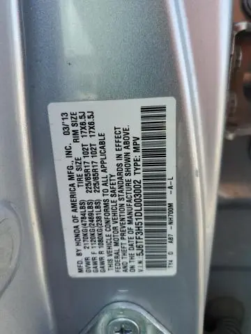 2013 HONDA CROSSTOUR EXL  