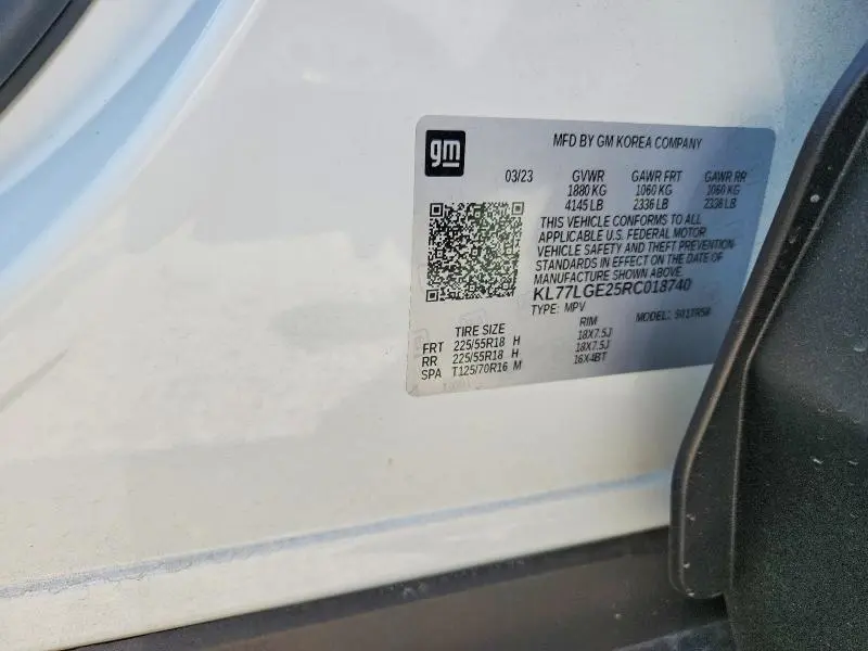 2024 CHEVROLET TRAX 1RS  