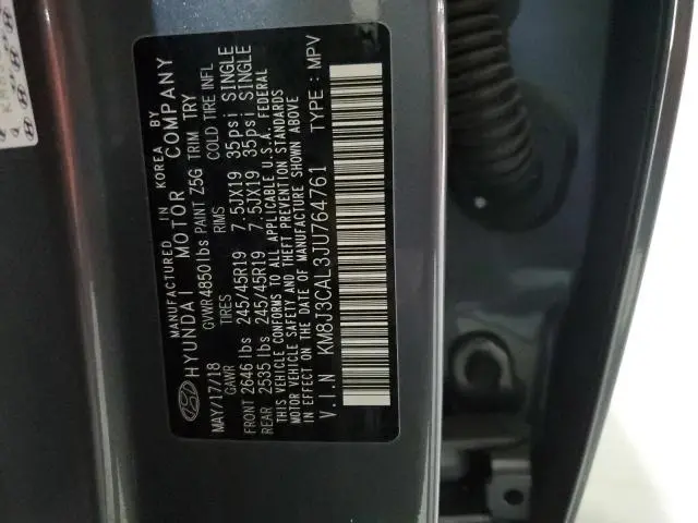 2018 HYUNDAI TUCSON SPORT  