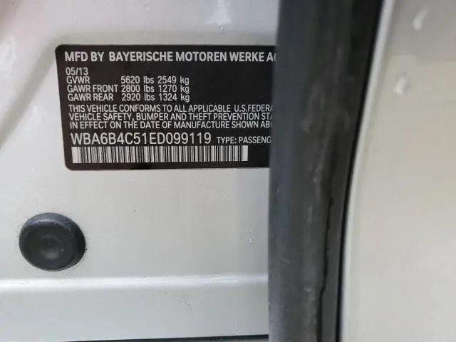 2014 BMW 650 XI GRAN COUPE  