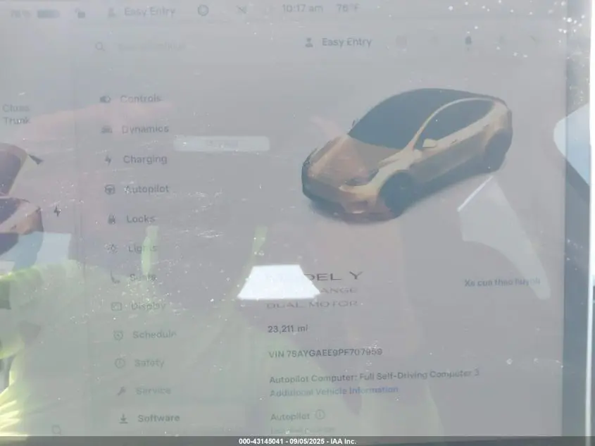 2023 TESLA MODEL Y AWD/LONG RANGE DUAL MOTOR ALL-WHEEL DRIVE