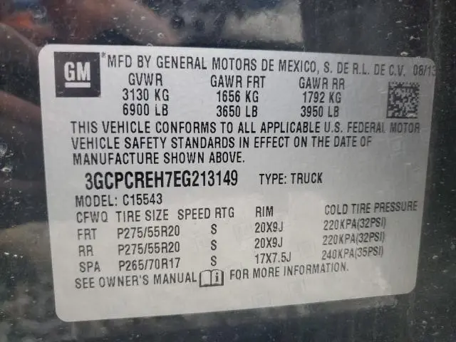 2014 CHEVROLET SILVERADO C1500 LT  