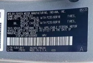 2023 TOYOTA SIENNA LIMITED  