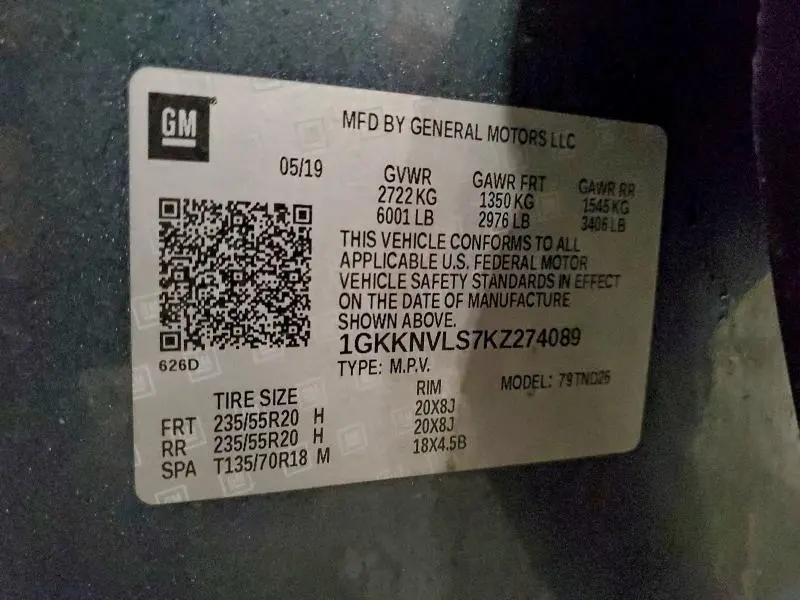 2019 GMC ACADIA ALL TERRAIN  