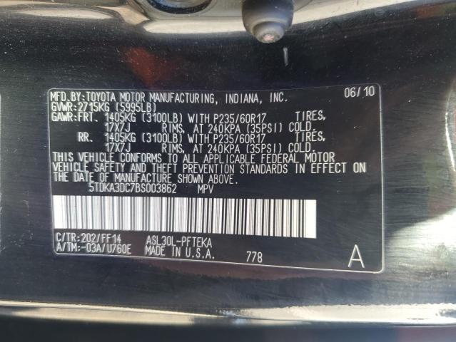 2011 TOYOTA SIENNA BASE