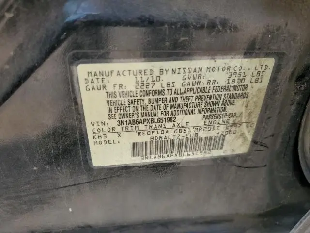 2011 NISSAN SENTRA 2.0  