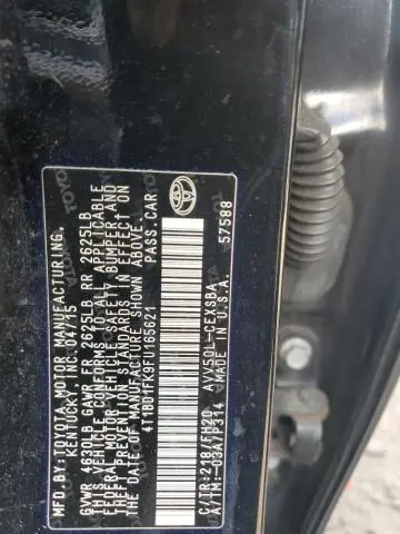 2015 TOYOTA CAMRY HYBRID  