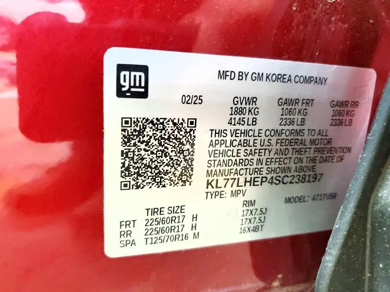 2025 CHEVROLET TRAX 1LT  