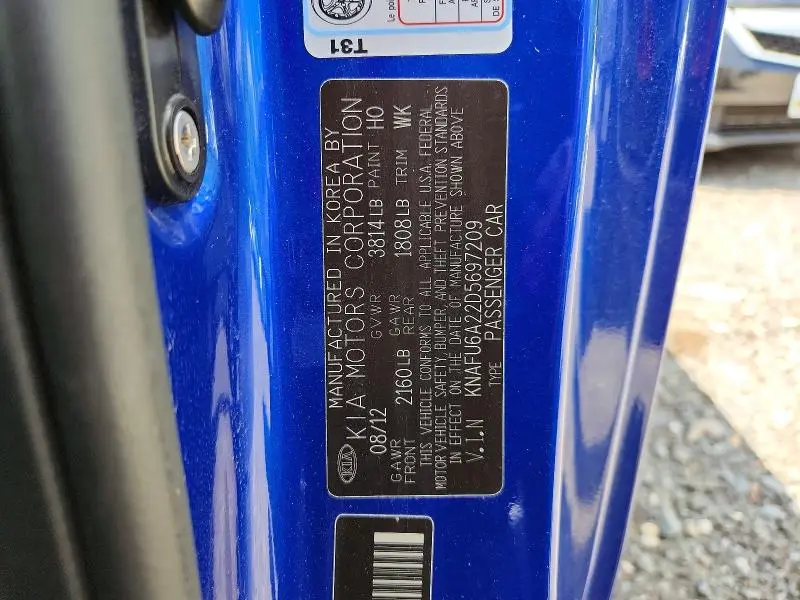 2013 KIA FORTE EX  