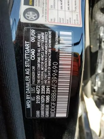 2010 MERCEDES-BENZ C 300 4MATIC  