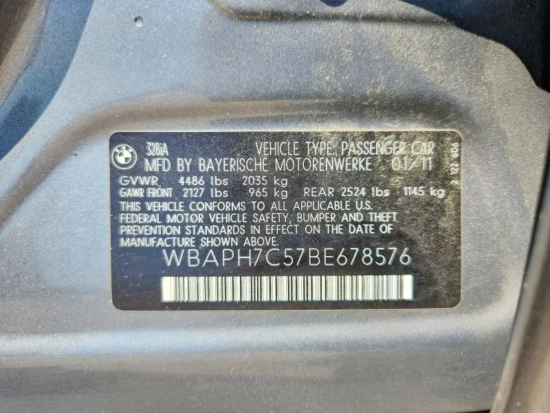 2011 BMW 328 I  