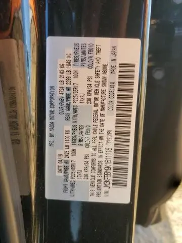 2019 MAZDA CX-5 SPORT  