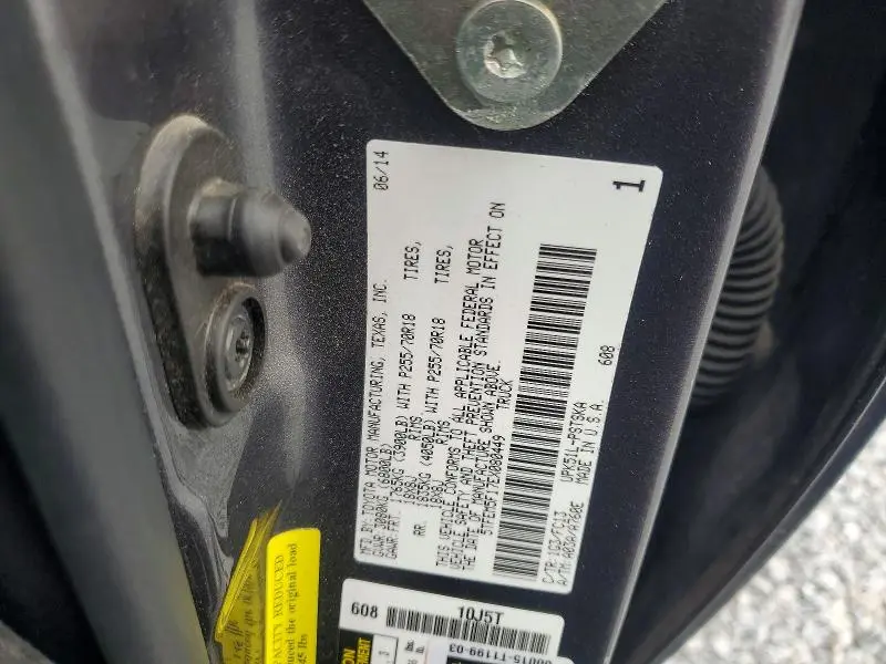 2014 TOYOTA TUNDRA CREWMAX SR5  