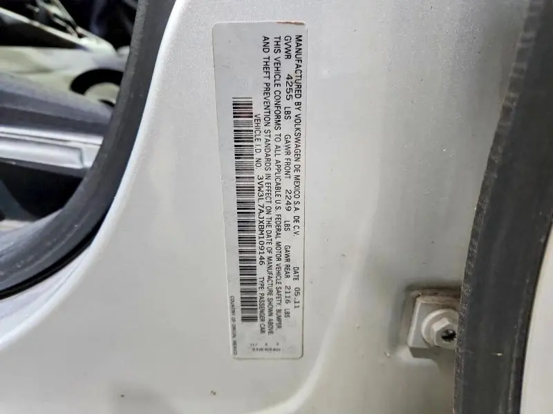 2011 VOLKSWAGEN JETTA TDI  