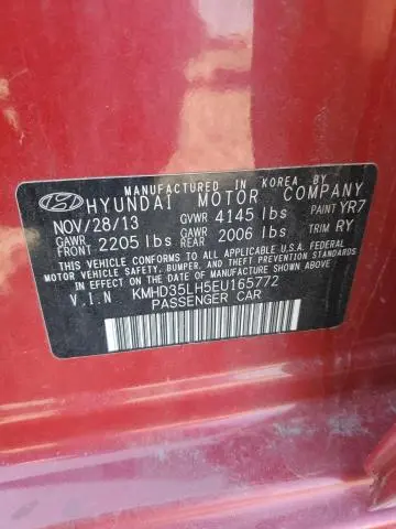 2014 HYUNDAI ELANTRA GT 