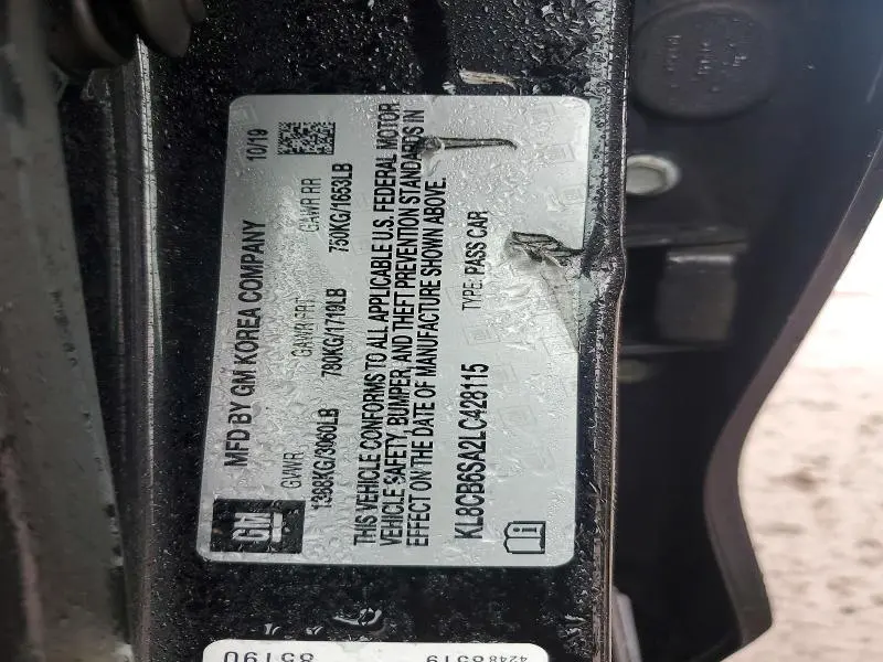 2020 CHEVROLET SPARK LS  