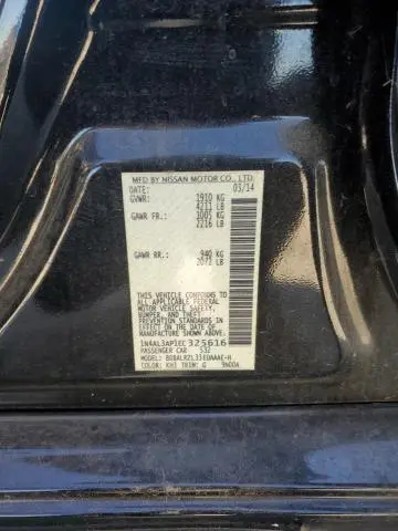 2014 NISSAN ALTIMA 2.5  