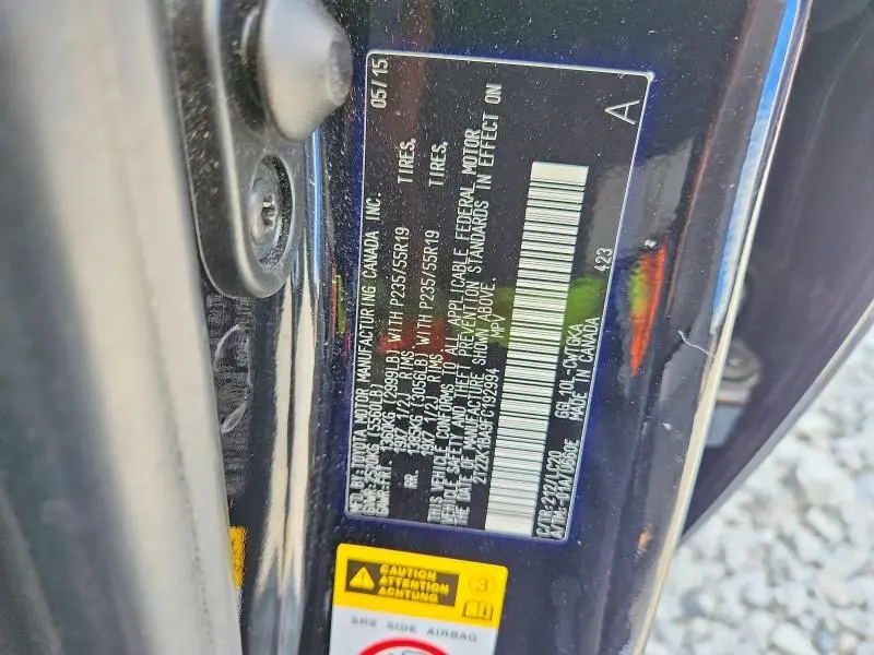 2015 LEXUS RX 350 BASE  