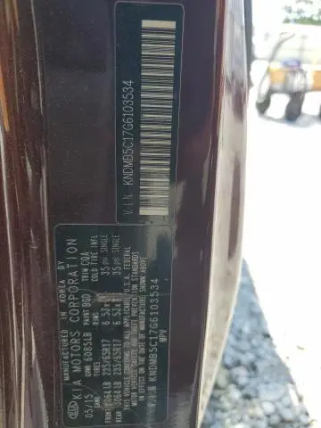 2016 KIA SEDONA LX  